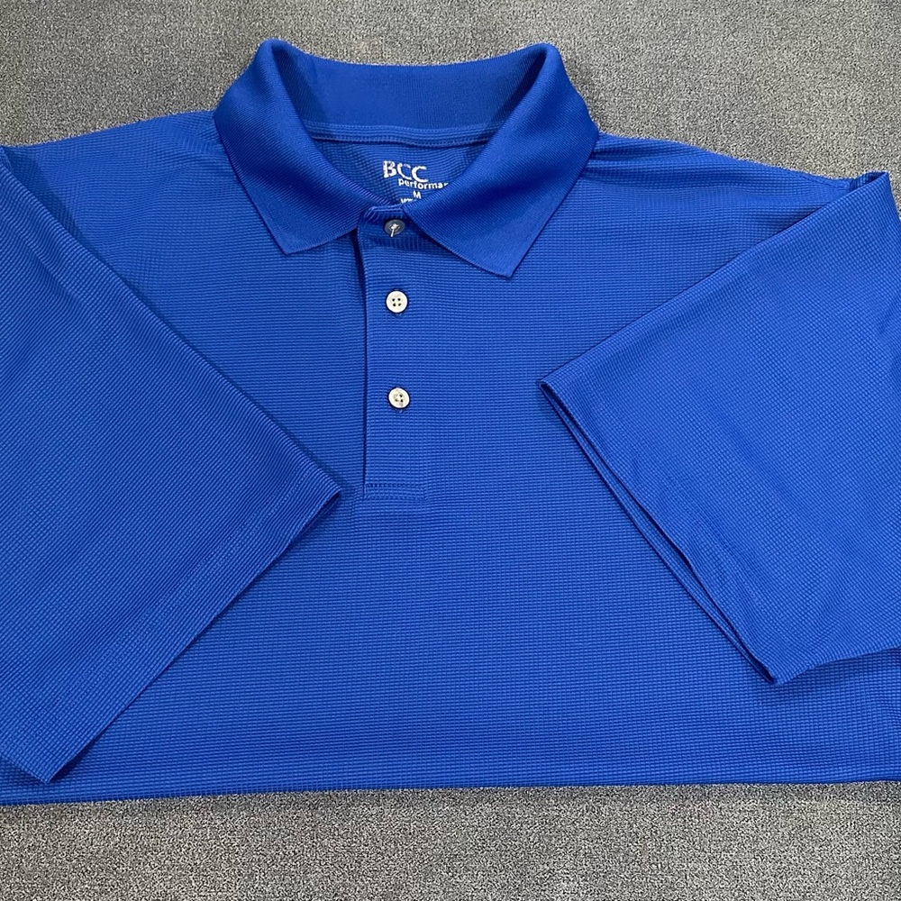 Men’s short sleeve polo shirt size med